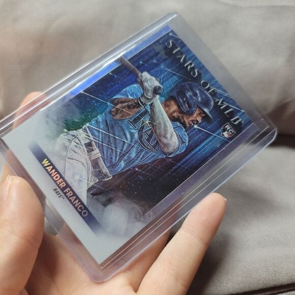 2022 Topps Stars of MLB Wander Franco Tampa Bay Rays holographic rookie card - Picture 11 of 13